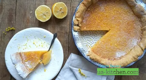 "Шахматный" лимонный пирог (Lemon chess pie)