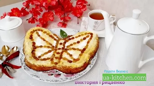 Морковный пирог с изюмом "Мелодия"